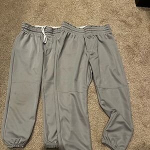 2 Boys Baseball Pants. Size Small EUC & Medium Brand new